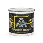 Diamond Hands Enamel Camping Mug