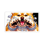 Diamond Paws Attack Sticker | Shiba Inu Paws Up Diamonds | BARKSIDE Bling | Excited Dog Sticker