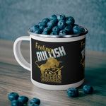 Feeling Bullish Enamel Camping Mug — 12 oz Crypto Altcoin Drinkware